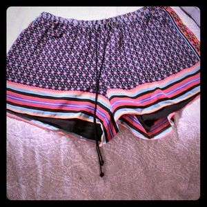 Dressy lightweight colorful shorts